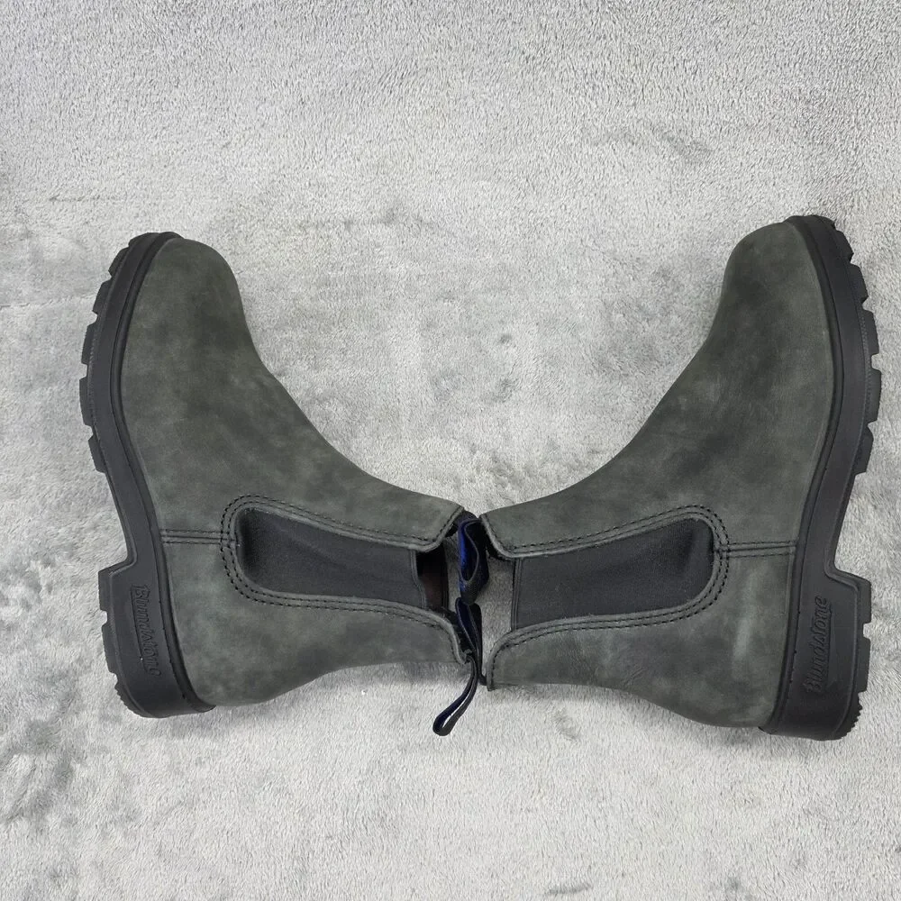 Blundstone Kids Gray Boots Tasmania Australia Suede Size 3 1/2